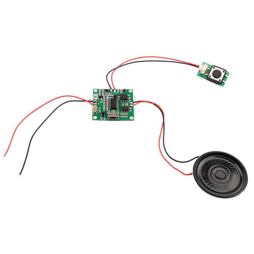 Micro USB 8M Sound Voice Audio Music Recordable Recorder Board Chip Programmable Music Module Greeting Card DIY Tools