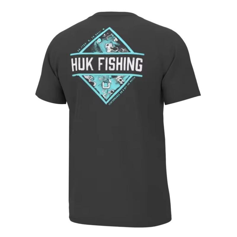 HUK Fishing Clothes Men's Shirt Outdoor Sunscreen T-shirt Top UV Protection Quick-drying Breathable