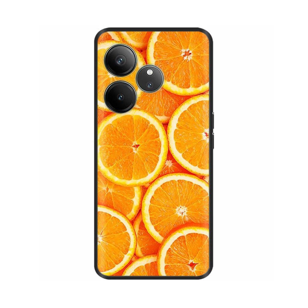 For Realme GT 6 GT 6T Case Black Silicone Luxury Bumper Cute Soft TPU Phone Cases For Realme GT6 5G Cover Shells Coque 6.78''
