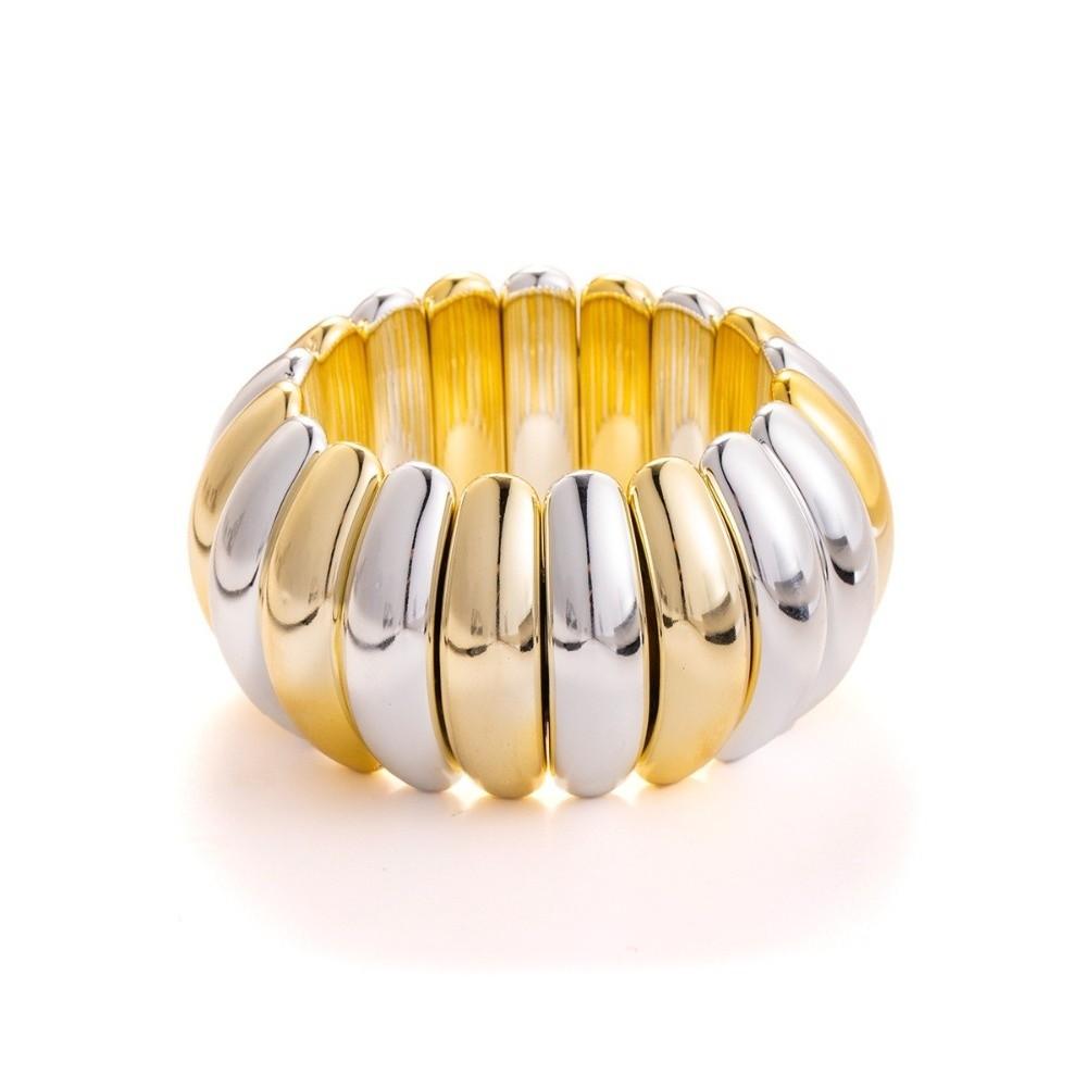 Elastic Design Geometric Bracelets Gold Silver Fashion Jewelry Elastic Bracelets  Special Occasions