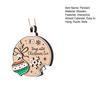 Xmas Countdown Sign Wooden Days Until Christmas Ornament Rustic Hanging Advent Calendar for Mantel Christmas Tree Decoration