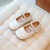 Girl Little Girl Leather Shoes Spring and Autumn New Children's Princess Shoes Soft Sole Women's Treasure Mary Jane Single Shoes Performance Shoes