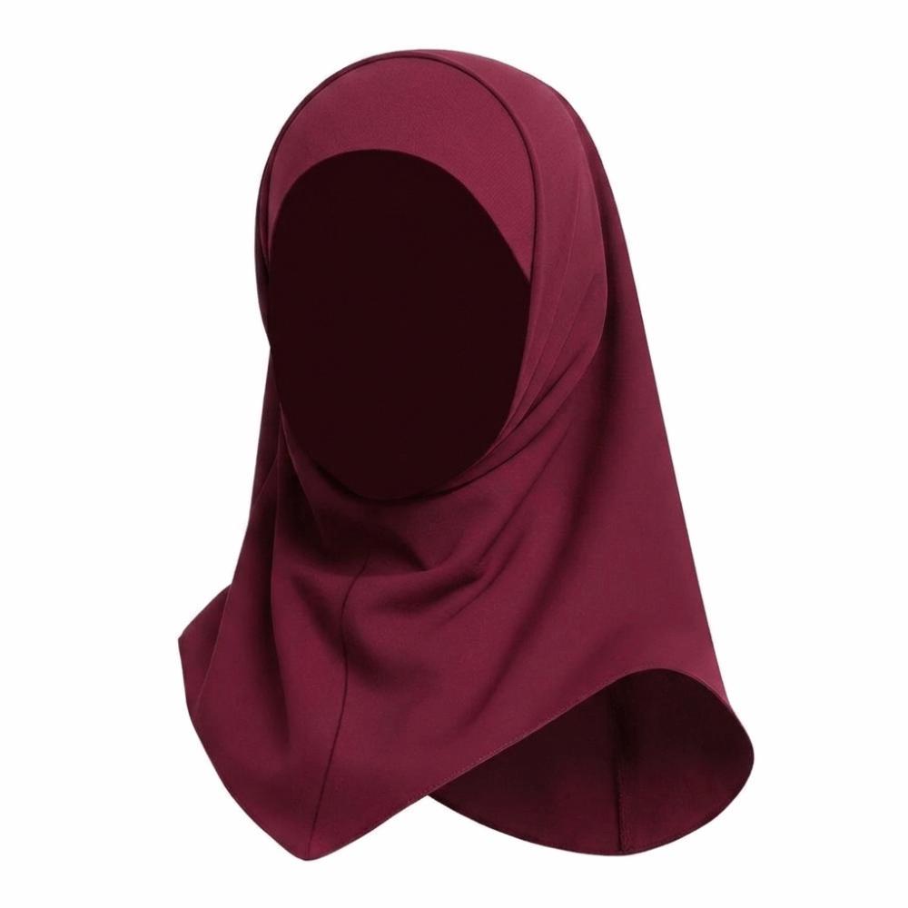 

Ice Silk Kids Hijab Quick Drying Sun Protection Headscarf Fashion Hijab Scarf Eid