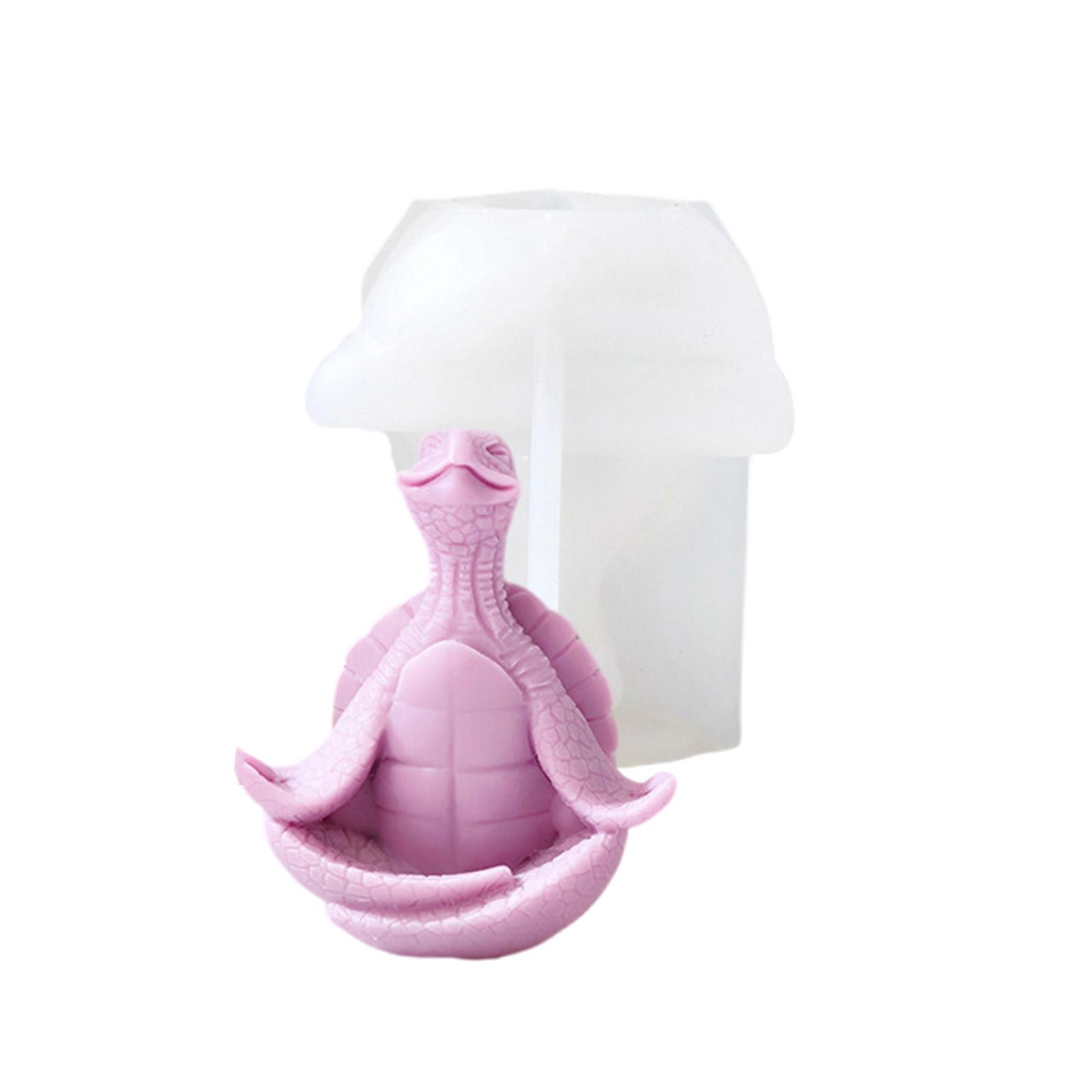 

Гибкая силиконовая форма для йоги Черепашки Формы для свечей Ароматизированные ароматерапевтические формы Ручная работа Форма для украшения 1