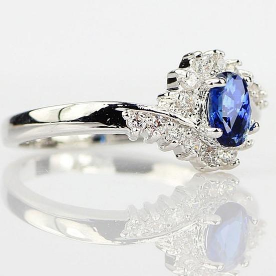 Schmuckring Geometrisch Feine Verarbeitung Exquisiter Glänzender Zirkonia-Ring für Party