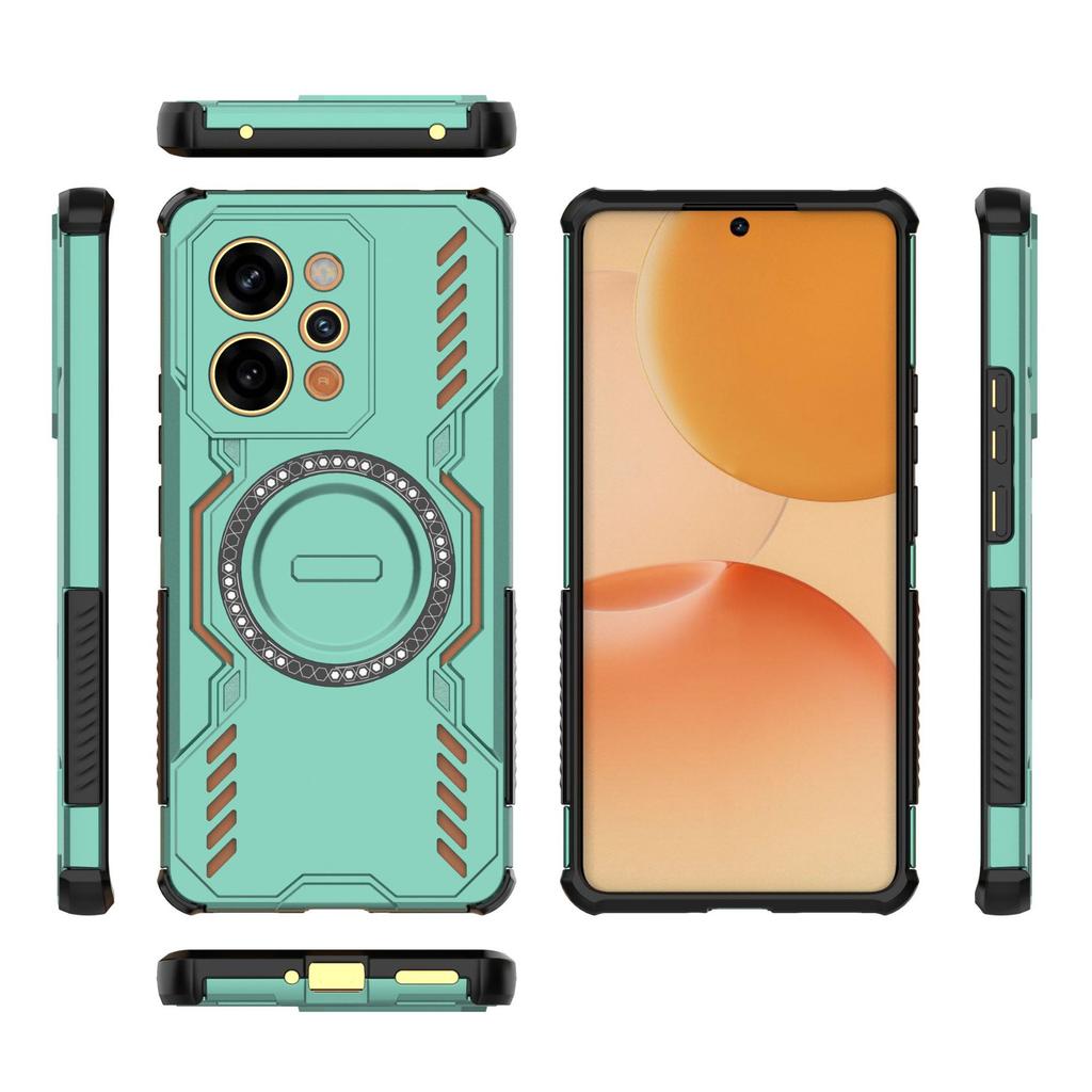 Para Oppo Realme P4 Power 5G/Realme Narzo Power 5G Funda Magnética, Cubierta de Teléfono a Prueba de Golpes con Disipación de Calor