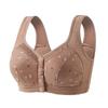 Floral Front Button Wireless Comfort Everyday Bra