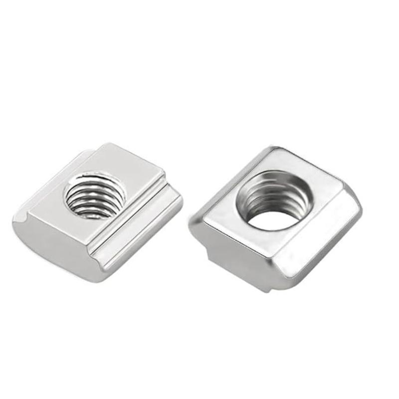 Accuracy Machined 5mm Slotted Nut with Coating Furniture Assembly Hardware for Furniture Machinery & DIY Projects