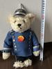 [USED] Steiff Teddy Bear, German Limited Edition, White Tag, Berlin Policeman Plush Toy