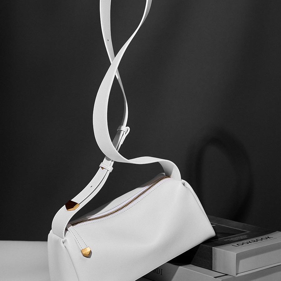 Bag New Leather Oblique Span Bag Wide Shoulder Strap Premium One Shoulder Underarm Bag Women's Soft Leather Women's Bag