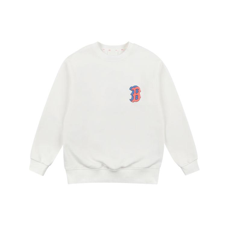 MLB Sweatshirts Unisex White Crew Neck Moderate Regular 31MT02111-43I M