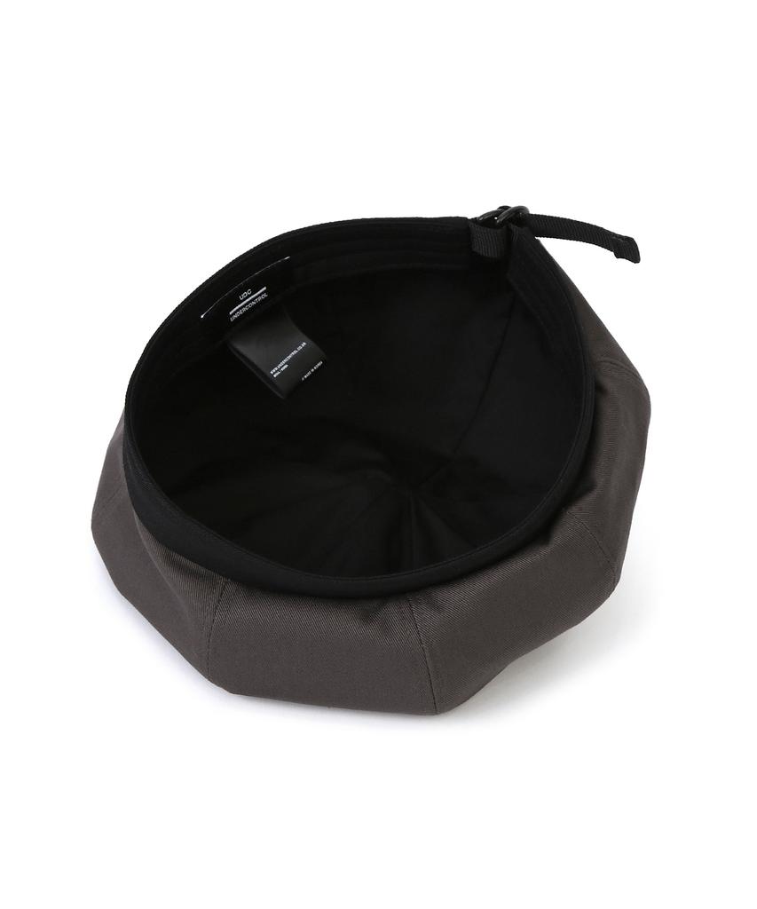 Eondeokeonteulol Cotton Adjustable Beret Beret / Web Strap / Gray
