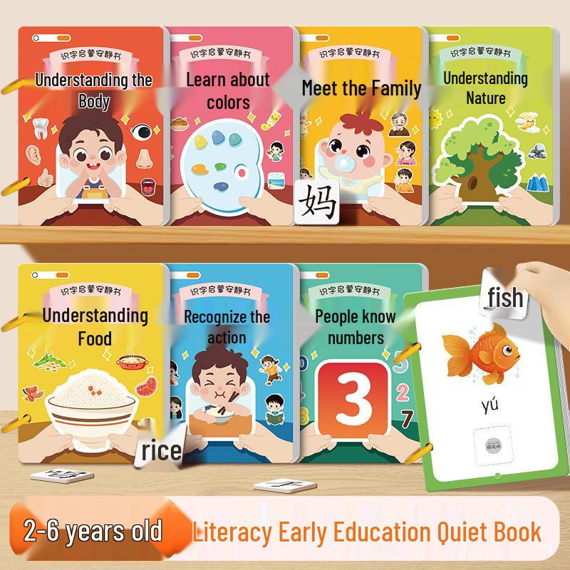 Preschool Quiet Book: Early Learning Tool for Character Recognition & Cognitive Development in Children Action Recognition