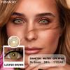FUNSACHY 1 Pair Korean Lenses Colored Contact Lenses for Eyes Natural Round Black Brown Lens Beautiful Pupil Color Eye Contacts