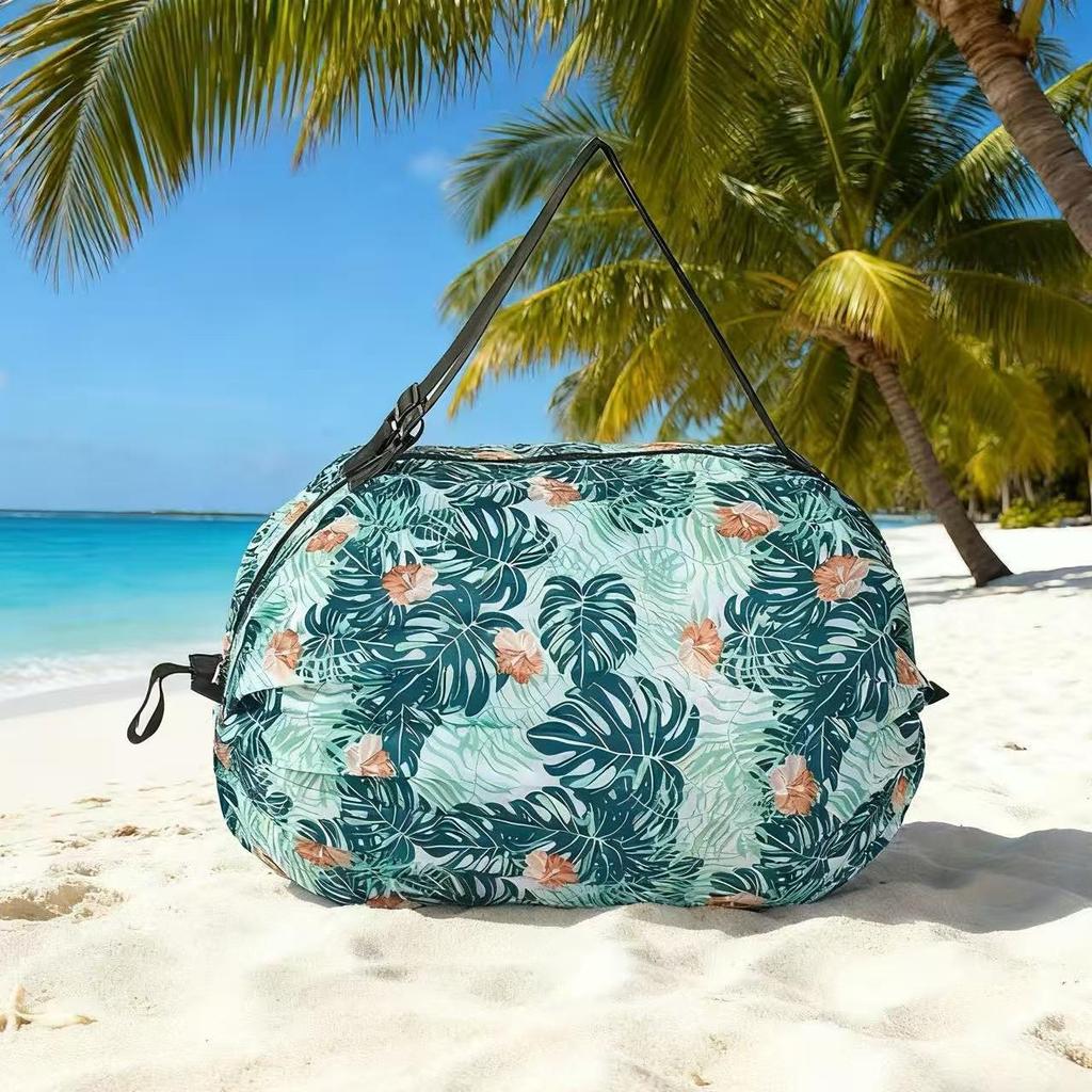 Miljövänlig japansk hopfällbar axelväska – Bärbar, Förstärkt matkasse & Resväska