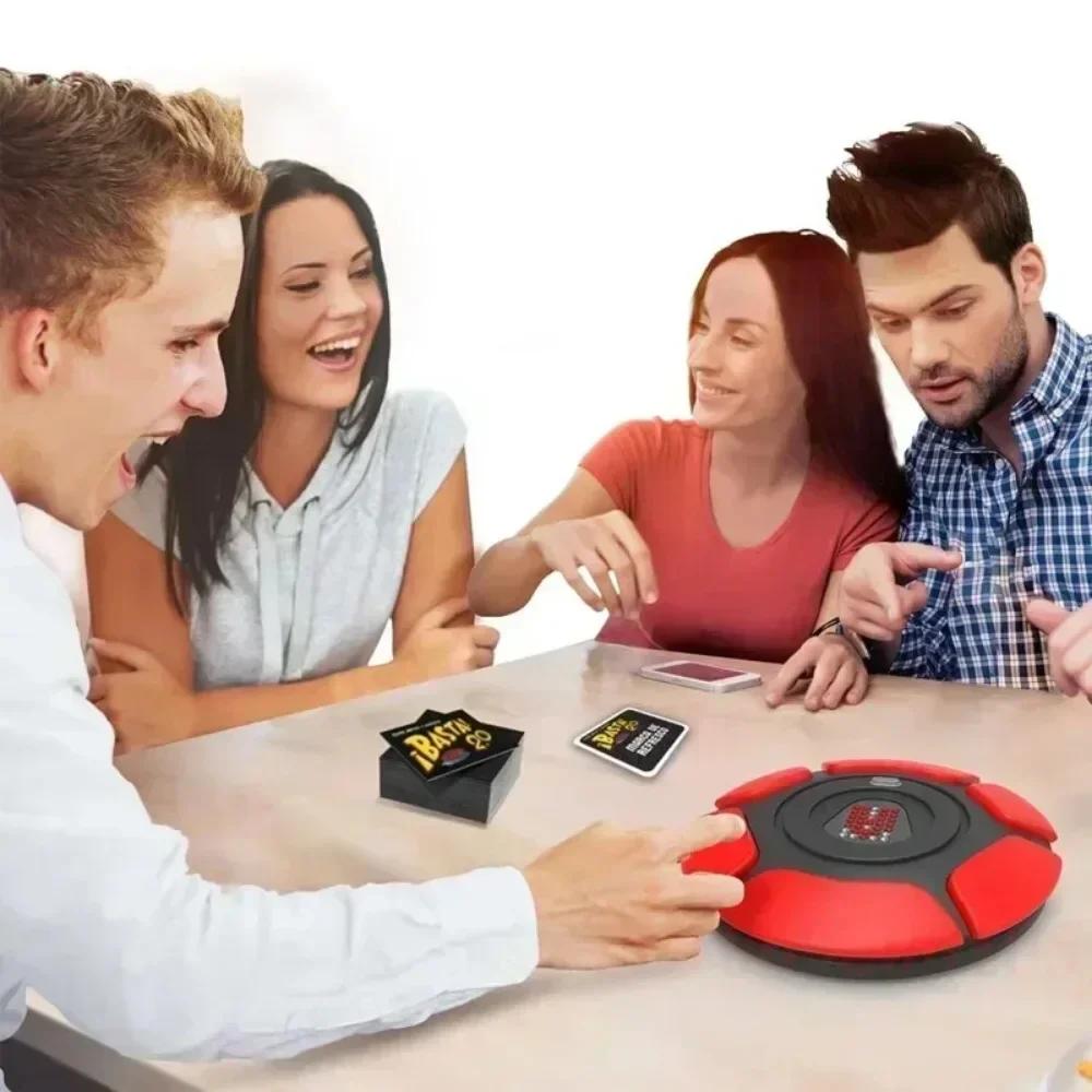 Basta 2.0 Spanish English Word Board Game Electronic Button Digital Display Quick Thinking Letters Pressing Travel Games Gifts