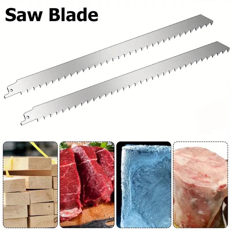 12-Inch Stainless Steel Saw Blade for Ice, Food, and Bones