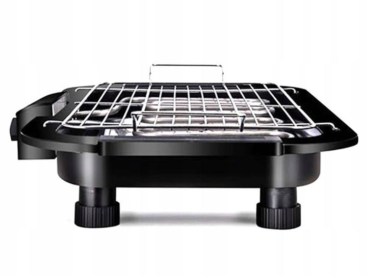 Grill Elektryczny Barbecue Bbq Domowy Termostat Regulacja Taca 2000W Ag225D
