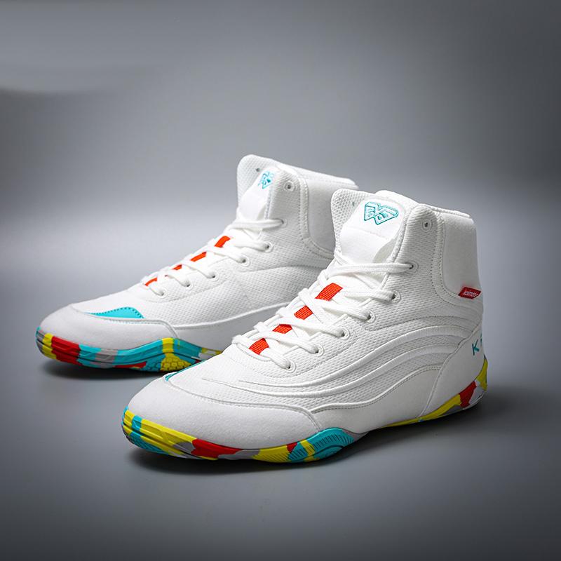 Men Professional Wrestling Boots Non-Slip Fighting Outdoor Training Boxing Boots Women Equipment Breathable Wrestling Shoes