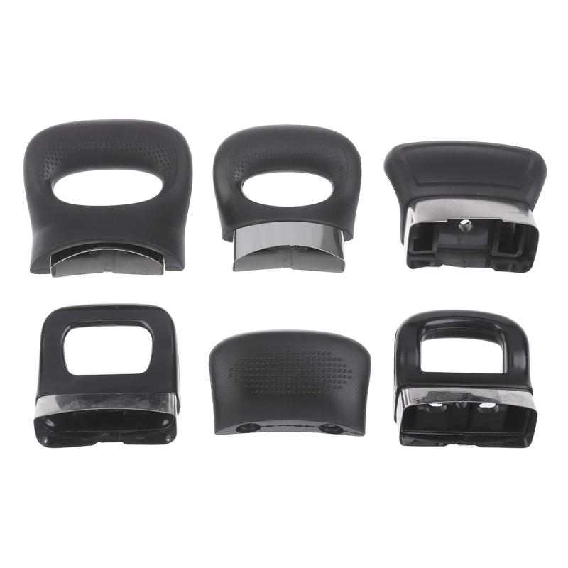 2 Piezas Asas Laterales para Olla Negra Asa Antiescaldado para Olla a Presión Con Tornillos Para Accesorios de Utensilios de Cocina Suministros de Cocina