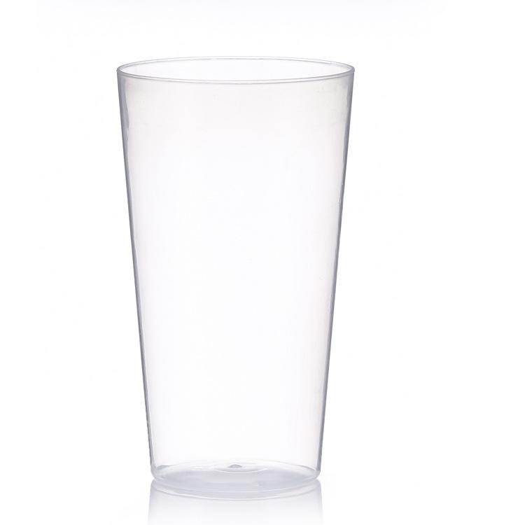 8PCS 18OZ Plastic Cups Tumbler Reusable Cup Free BPA Pint Glass for Beer Party or Home Bar Choose Your Color from 9 Colors