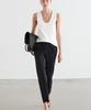 Masimodutti Straight Fit Linen Blend Pants