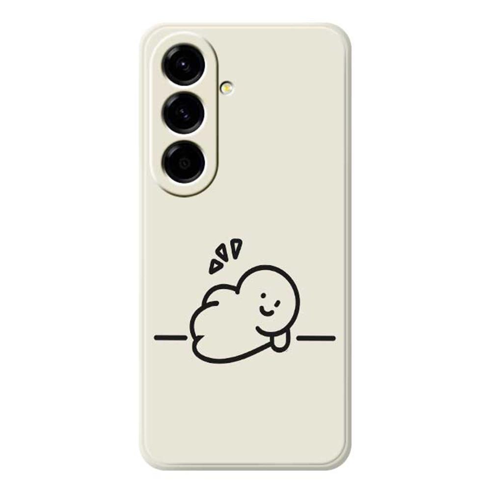 For Samsung Galaxy A56 5G Case Stick Figure Pattern Printing Straight Edge TPU Phone Back Cover