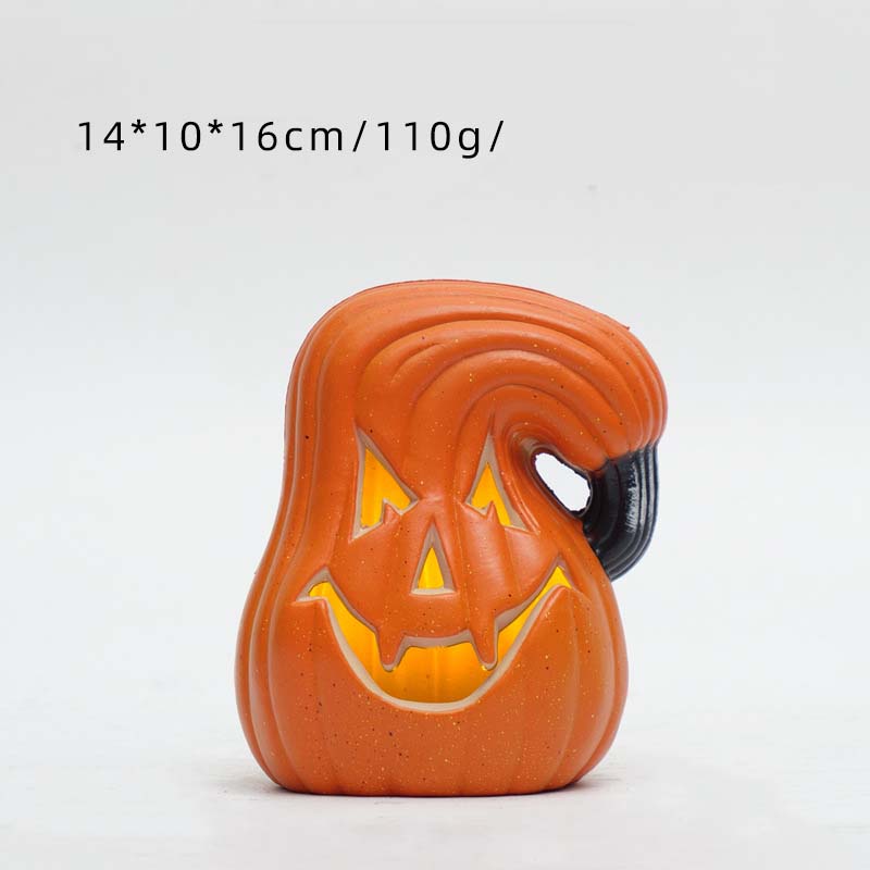 Spooky Halloween LED Pumpkin Lantern Illuminating Home Decor Bar Scene Setter Festive Decoration for Your Halloween Party