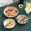 Snack Plate Easy To Clean Multipurpose BPA Free Stable Snack Nuts Fruit Plate Dining Room Supplies