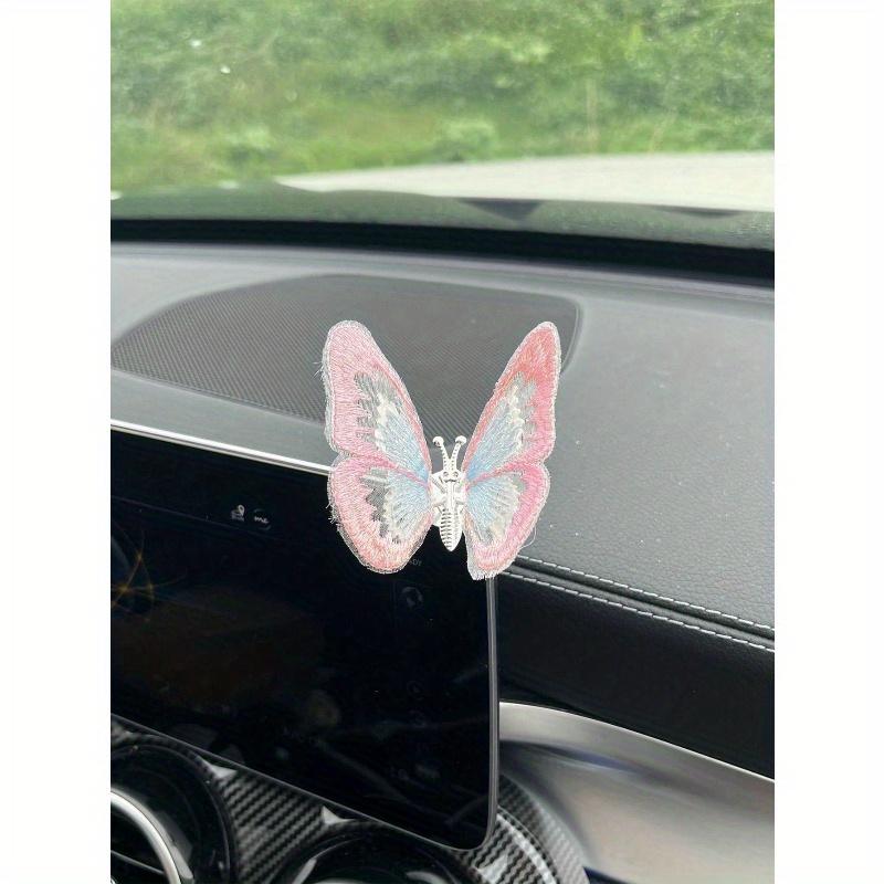 1pc Moving Butterfly Car Center Console Car Accessories Interior Decoration