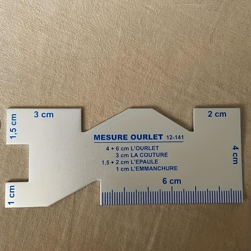 1 Stück Nähmaß, Quiltlineal, Messwerkzeug für Bastel- und Schneiderarbeiten