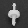 PVDF One Way Inline Check Valve For Fuel Gas Liquid Air( 316")