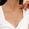 Rhinestone Cross Necklace Crystal Cross Pendant Vintage Cross Choker Chain  Women Gifts