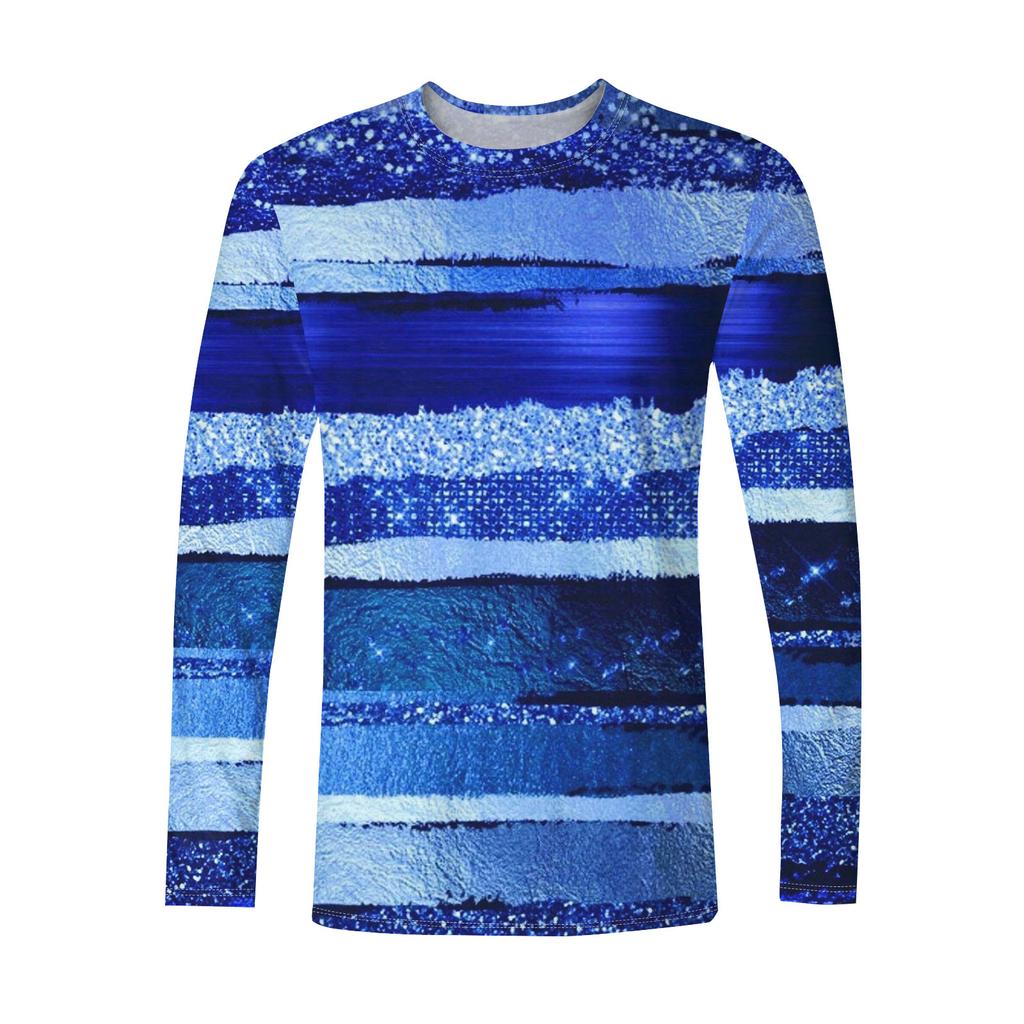 Herr T-shirt O-hals Kläder Kläder utomhus långärmat tryck Modedesigner Vintage