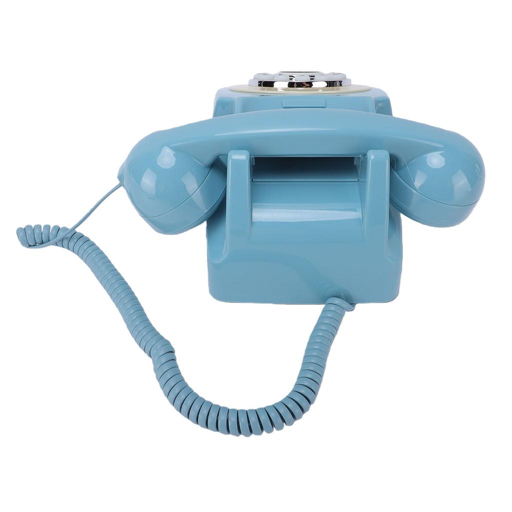 Antikes Telefon Schnurgebundenes Festnetztelefon Vintage Klassisches Haustelefon mit Wahlwiederholungstasten RJ11 Anschluss