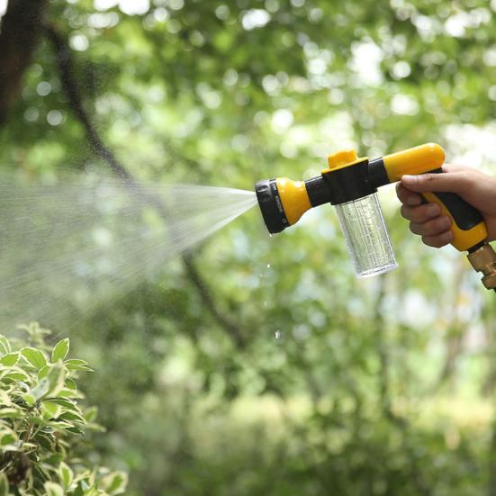 

Car Wash Sprayer Pressure Washer with Ergonomic Handle Adjustable Patterns Quick Connect Car Foam Pot Foam Sprayer зелений