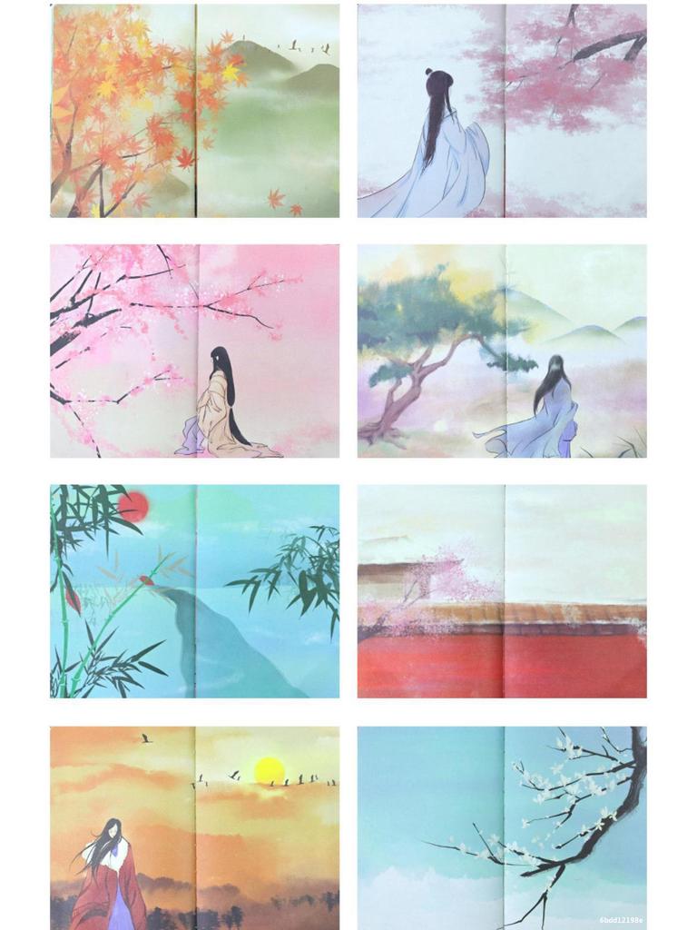 Vintage Korean Style Cute Retro Diary Notebook with Colorful Pages