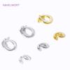 5.5-7.5mm 18K Gold Plated Open Jump Ring Connector Clasps Rings For Jewelry Making Accessories DIY Handmade Crafts Wholesale