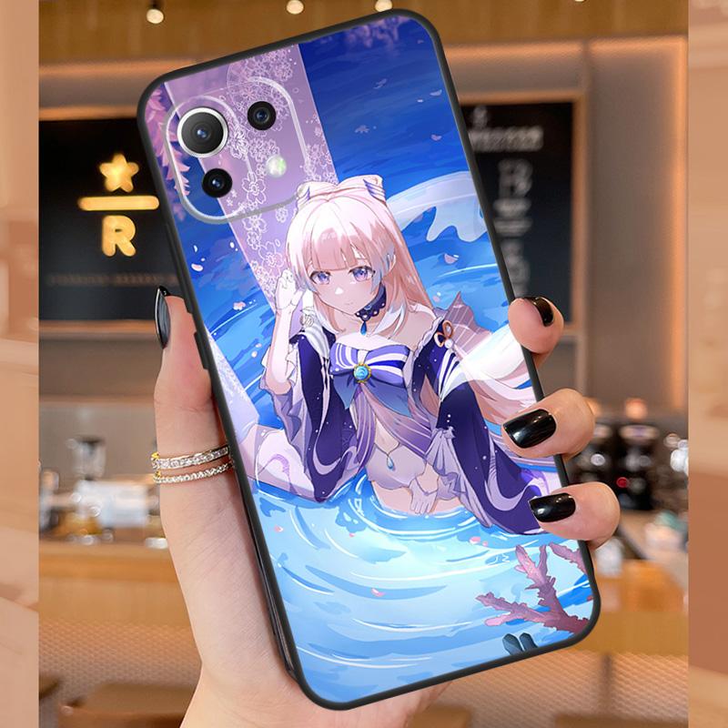 

Genshin Impact Sangonomiya Kokomi Case For Xiaomi 15 Ultra 14 13T 14T 15T Pro 17 Pro Max POCO F8 F7 F5 F6 X3 X5 X6 X7 Pro Cover POCO X3 Pro
