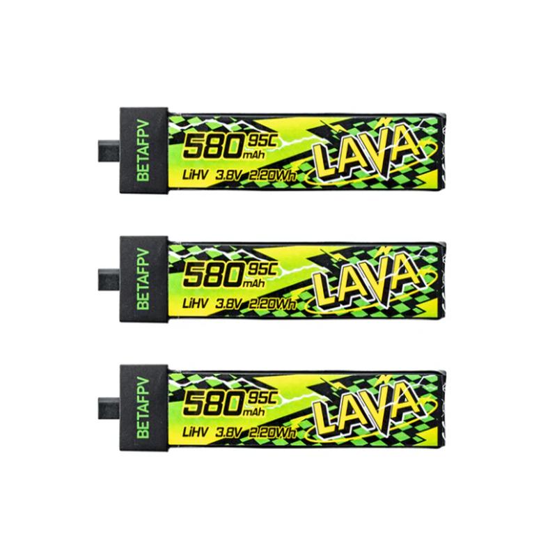 BETAFPV LAVA II 580mAh 1S Battery BT2.0 For Air75, Meteor75 Pro Whoop Drone FPV For 6 Ports 1S Battery Charger & Adapter