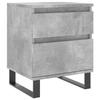 Nightstand Concrete Gray 40 X 35 X 50 Cm Particleboard