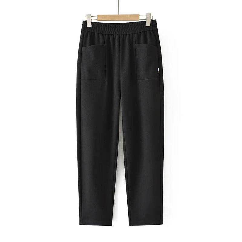 Women's High-Waist Casual Straight-Leg Pants