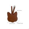 Leather Luggage Tag Boarding for Women Men Fashion Cartoon Cat Handbags Purse Charm Travel Bag