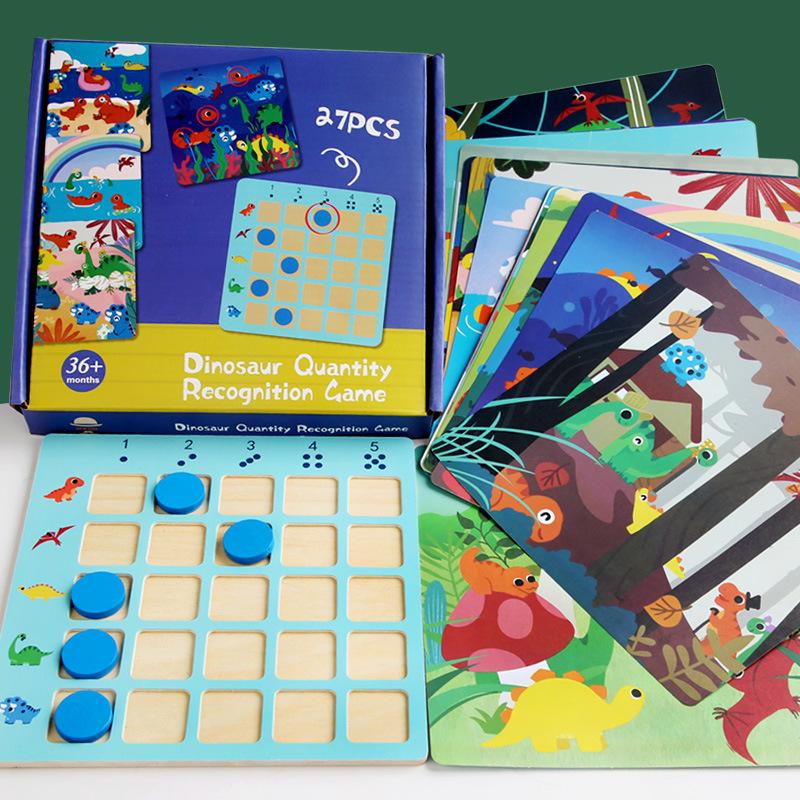 Children s Dinosaur Math Logic Educational Toy - Interactive Parent-Child Desktop Game