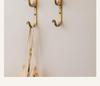 Creative Nordic Swan Brass Coat Hook for Bedroom or Entryway