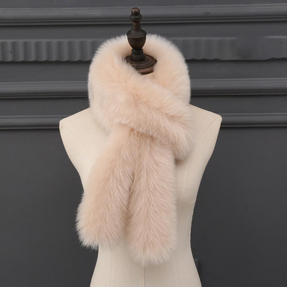 Warm Women's Collar Scarf Faux Fur Fur Collar Scarf Wrap Korean Neck Warmers