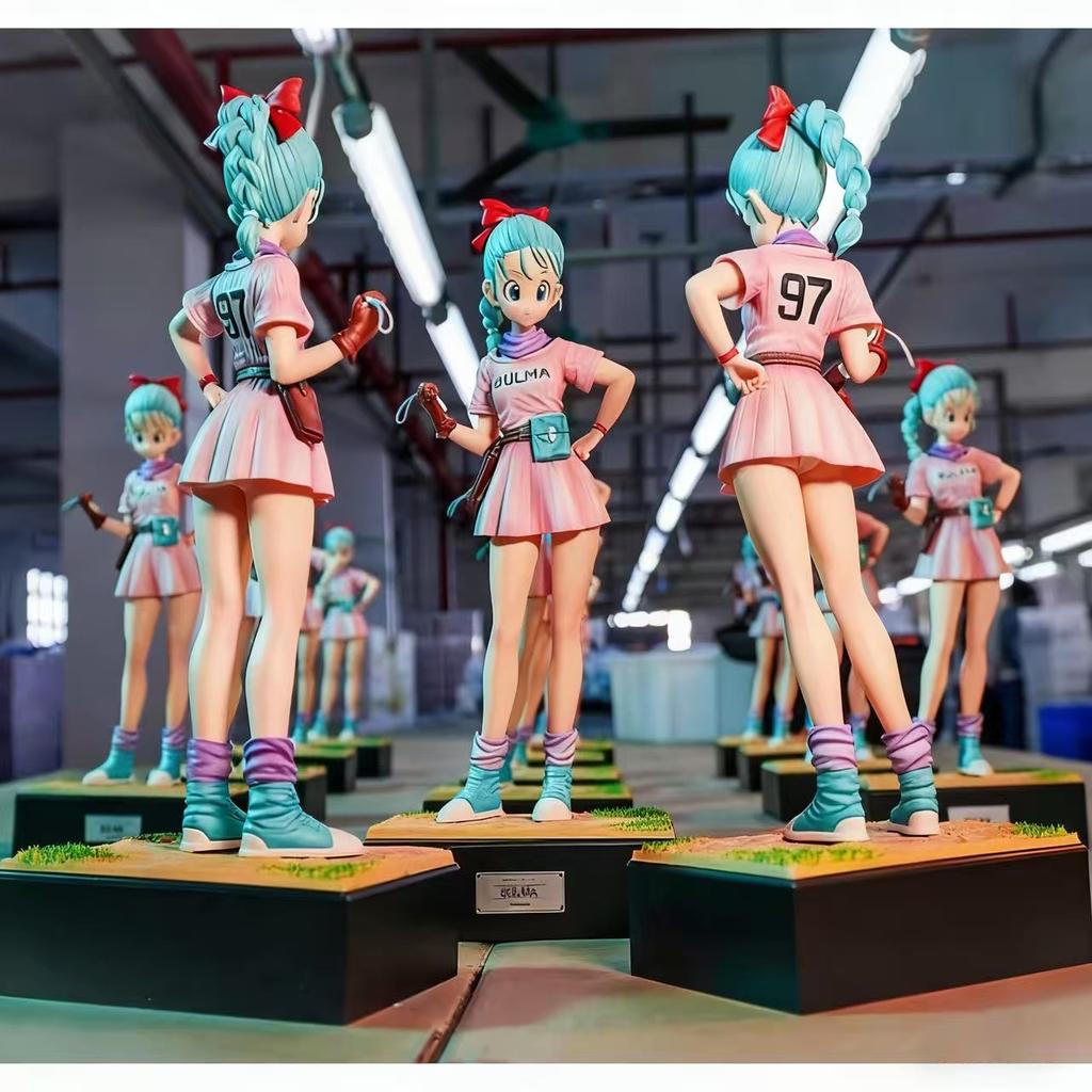 Toys Model Jt Statue Dragon Ball Z Bulma Figure Lunch Figurine Bulam Pvc Action Figures Collection Gifts