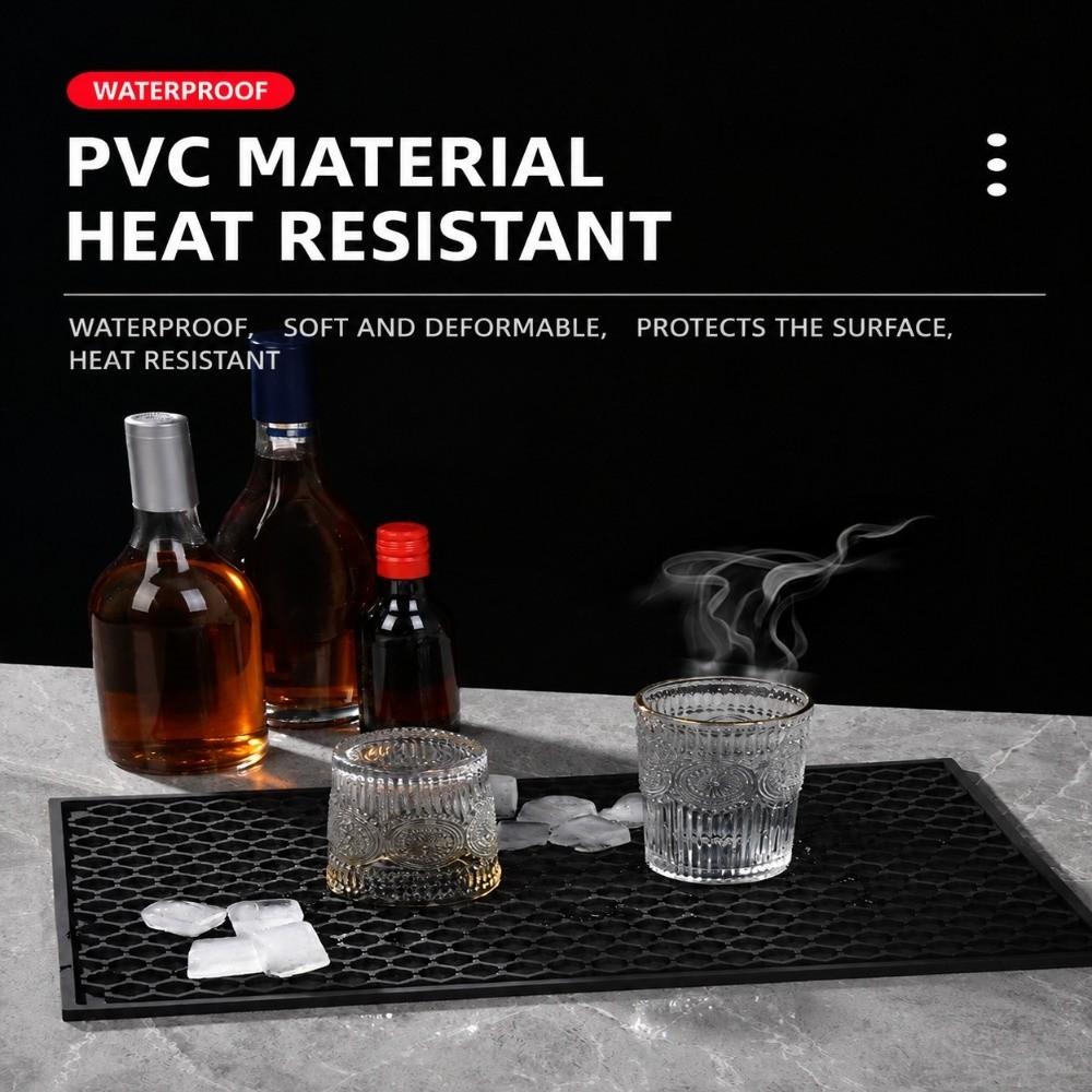 Water-proof Heat Insulation Pad PVC Anti-Slip Pad High Quality Barware Mat Bar Dining Table
