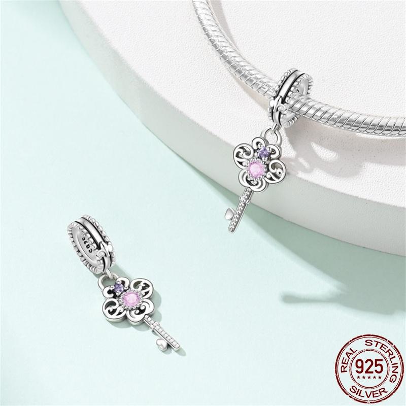 New copper Romantic Classical Collection Lotus Bead Charms Compatible With 3mm Pandora Bracelets Do It Yourself Charm Ideal For Women Jewellery Fash
