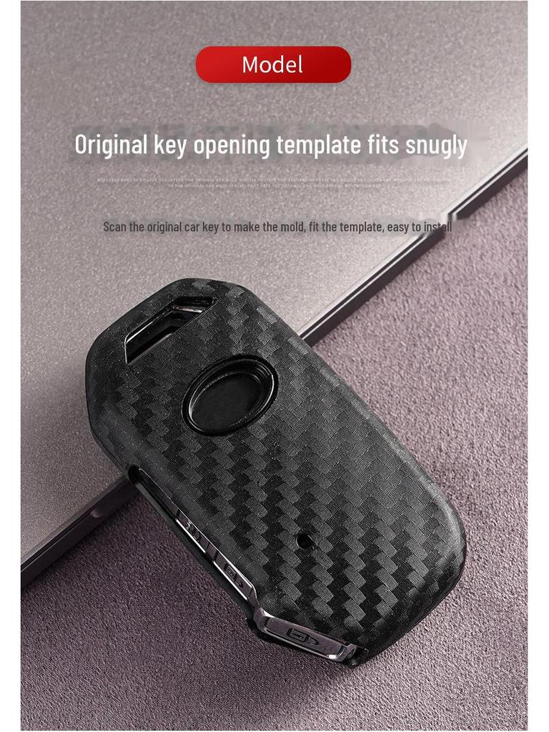 Kia Compatible Carbon Fiber Remote Shell for Telluride, Stinger, Forte & K5